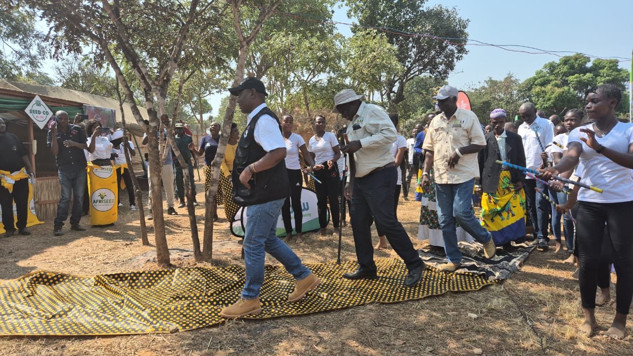 HRH Chief Chibwika welcomed at the Chibwika Agricultural and Commercial Show