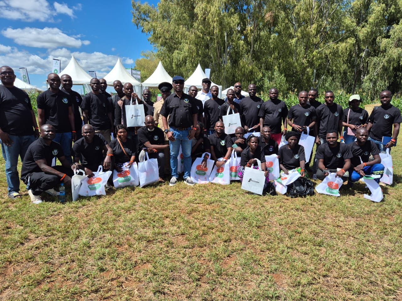 Chibwika delegation at the Chisamba Agritech Expo