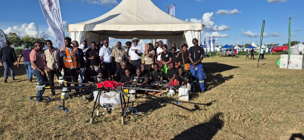 Agricultural drone technology demonstrated at the Chisamba Agritech Expo